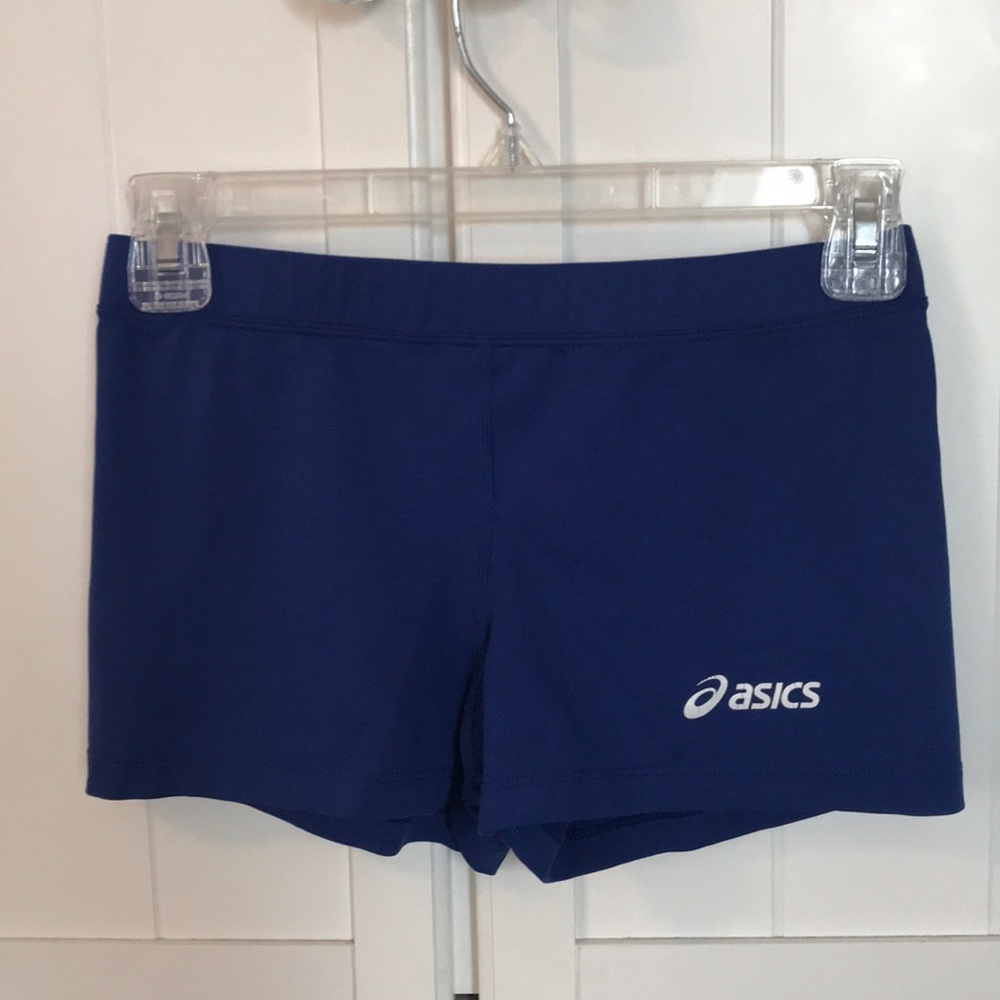 Blue ASICS spandex